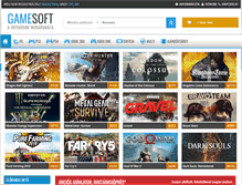 Tablet Screenshot of gamesoft.hu